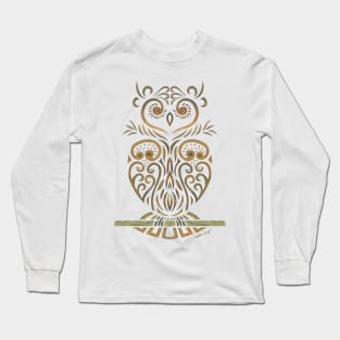 Tribal Owl Long Sleeve T-Shirt